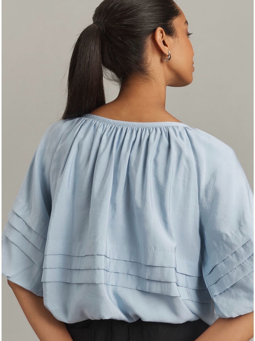 Maeve Short-sleeve Bubble Tiered Top - Picture 4 of 4